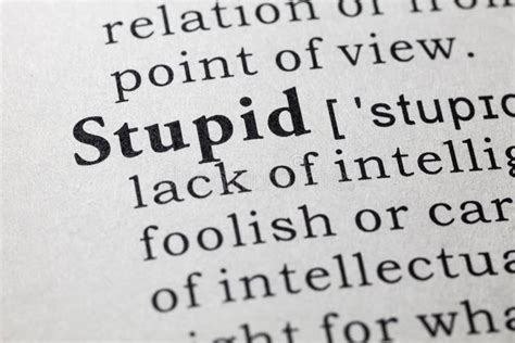 what is the definition of stupid|stupid word origin.